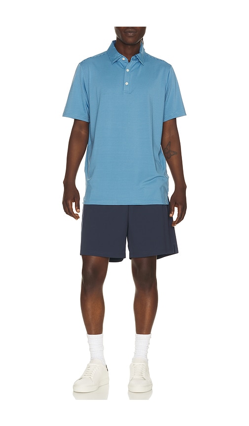  Rhone Polohemd Drive Time In Blue. Größe S. Also In M, L, Xl/1x, Xxl/2x. 