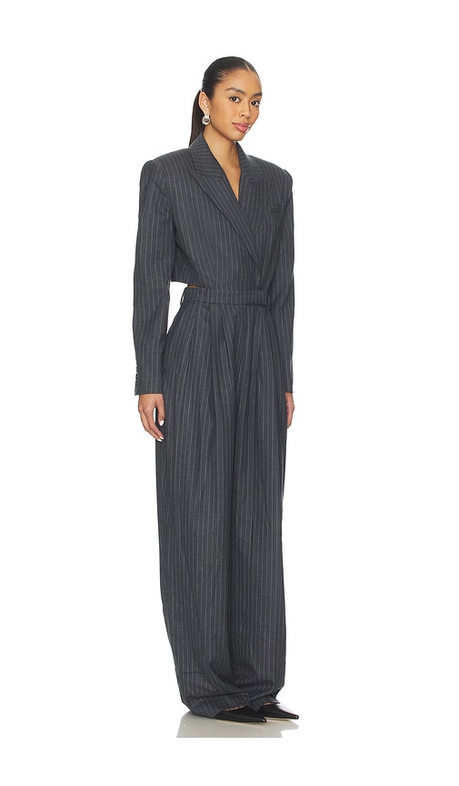Ronny Kobo Michelle Jumpsuit In Gray