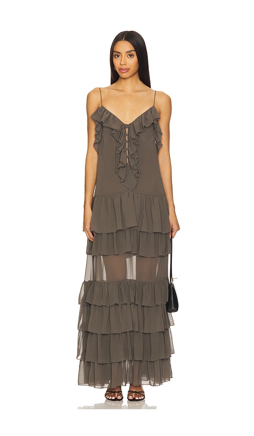 Giselle Dress in Charcoal. - size M (also in S, XS) - Ronny Kobo - Modalova