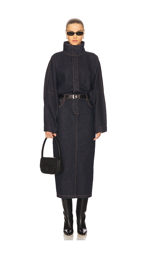 Ronny Kobo Sebastian Dress In Blue