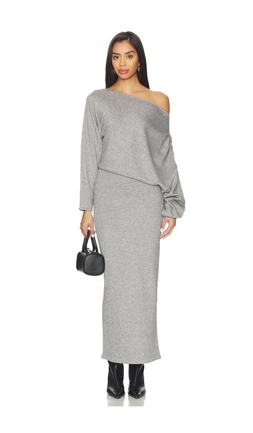 Ronny Kobo Matthieu Dress In Gray