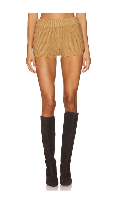 Ronny Kobo Neoma Knit Short In Brown