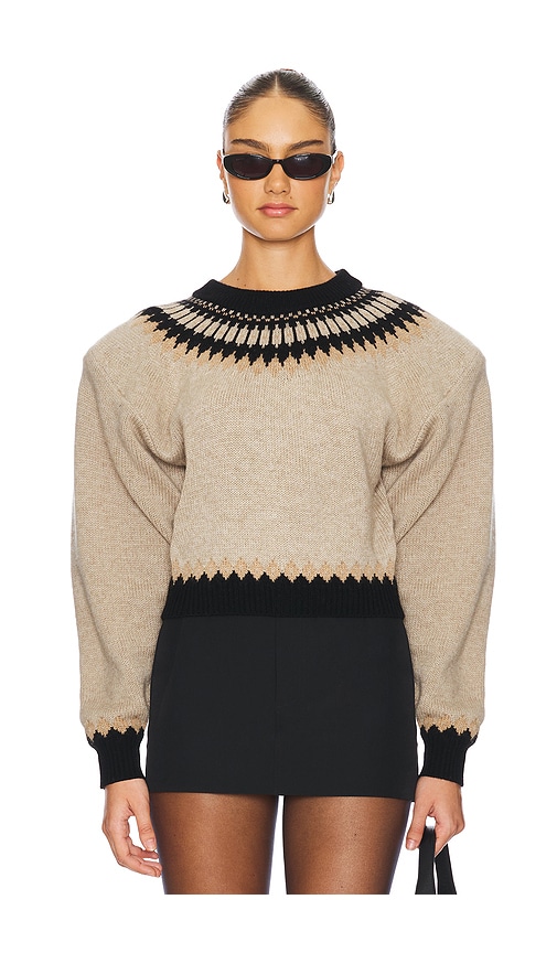 Shop Ronny Kobo Bonnie Sweater In Brown