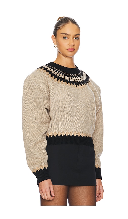 Shop Ronny Kobo Bonnie Sweater In Brown