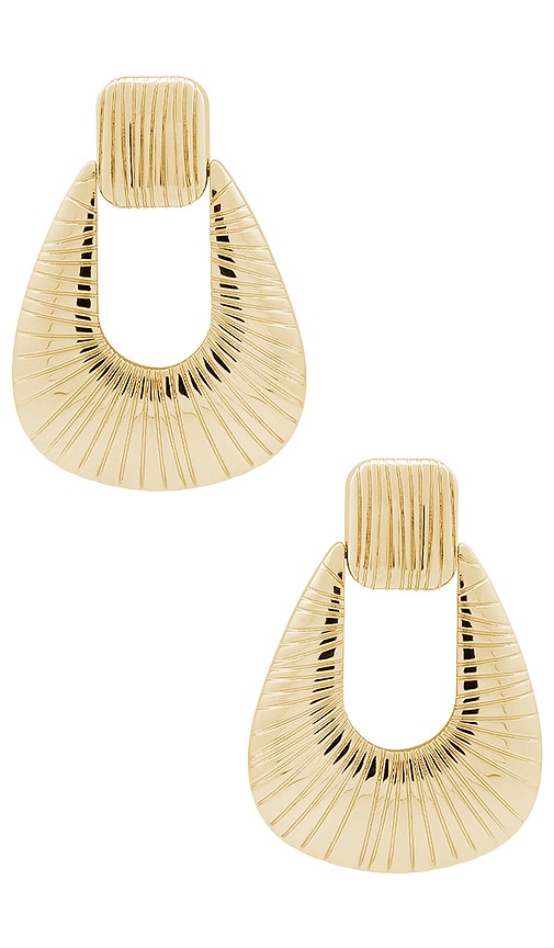 Shop Ronny Kobo Striated Door Knocker Earring