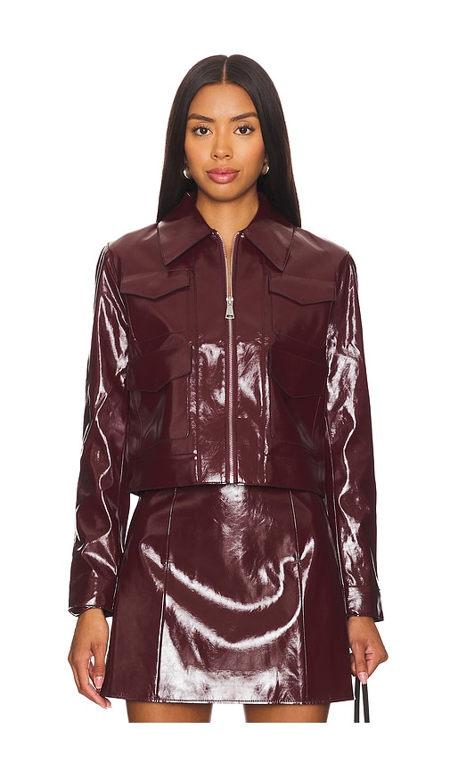 Ronny Kobo Linde Jacket in Oxblood