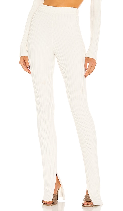 Ronny Kobo Palta Knit Pant in Marshmallow