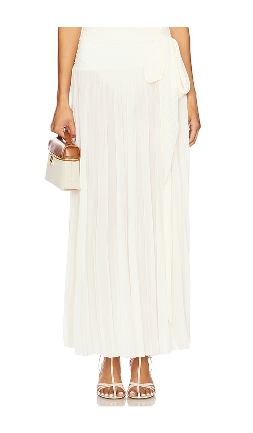 Ines Skirt in Cream. - size L (also in M, S, XS) - Ronny Kobo - Modalova