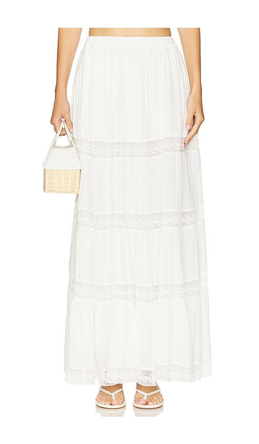 Garda Skirt in Ivory. - size XS (also in L, M, S)
