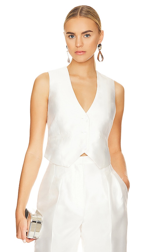 Ronny Kobo Foxy Vest in Ivory