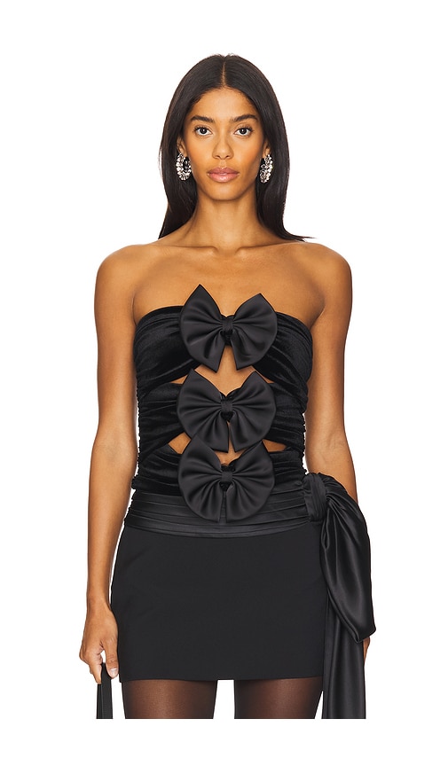 Ronny Kobo Hepburn Corset In Black