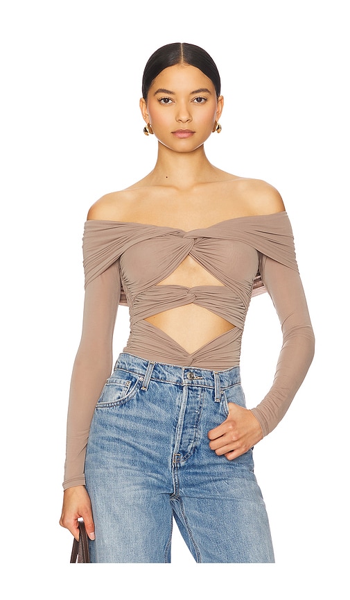 Fitz Bodysuit in White. - size L (also in M, S, XS) - Ronny Kobo - Modalova