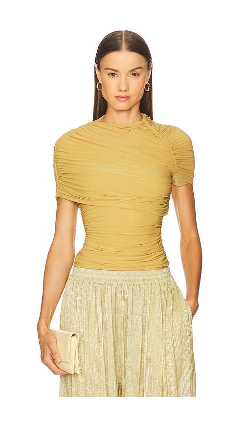 Vega Top in Yellow. - size XS (also in L, M, S)