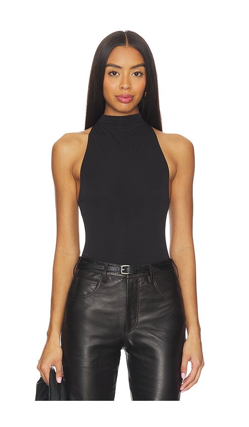 Ronny Kobo Spen Bodysuit In Black