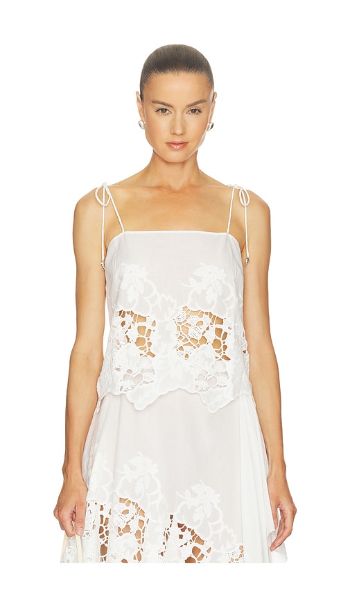 Ronny Kobo Blaire Top en White Taille XS Also en S M L 364 €