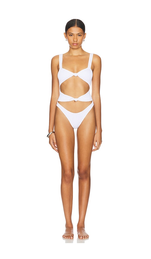 x Reina Olga Corset Knot One Piece