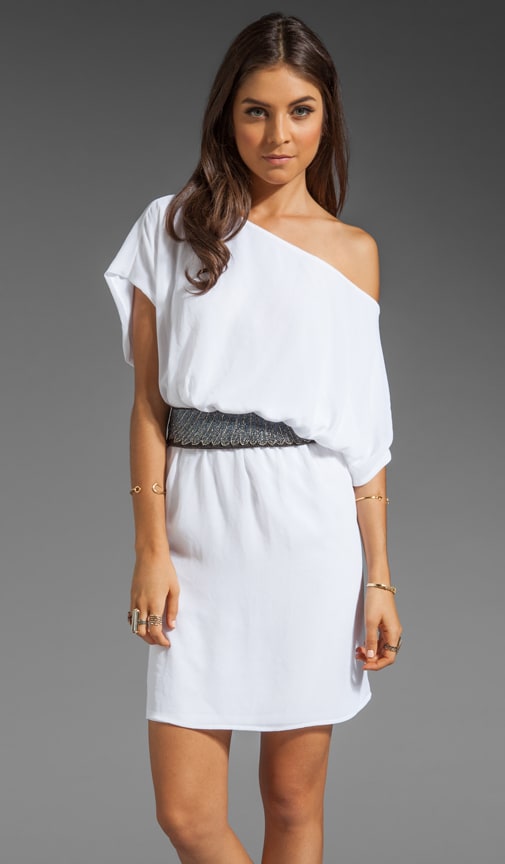 Harvey Beaded Belt Dress