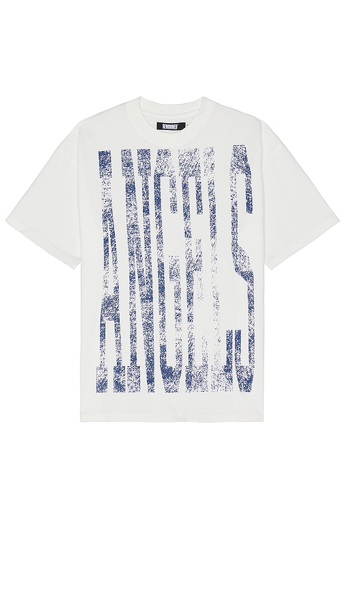 Shop Renowned Angel Distressed Tee In White