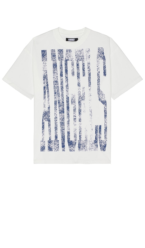 Shop Renowned Angel Distressed Tee In White