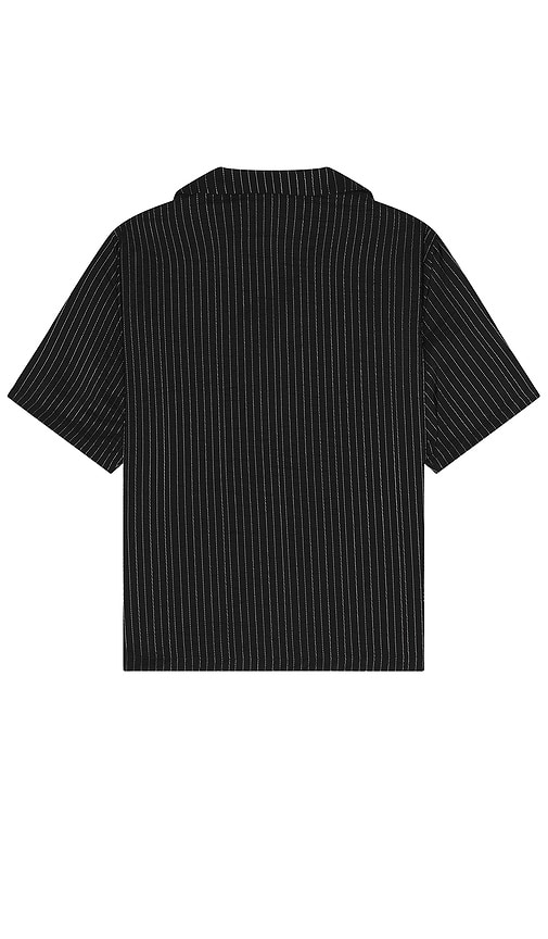 Shop Renowned Crinkle Lovers Patch Button Up Shirt In Black