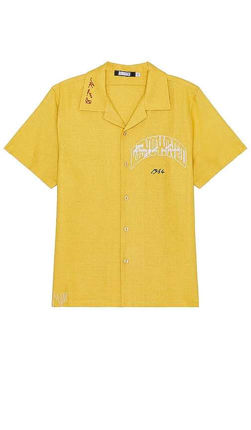 Renowned Tough Love Button Up Shirt in Yellow