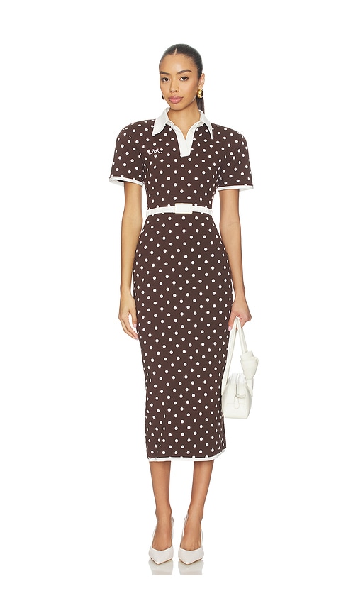 Revolve Polka Dots Polo Dress Rowen Rose