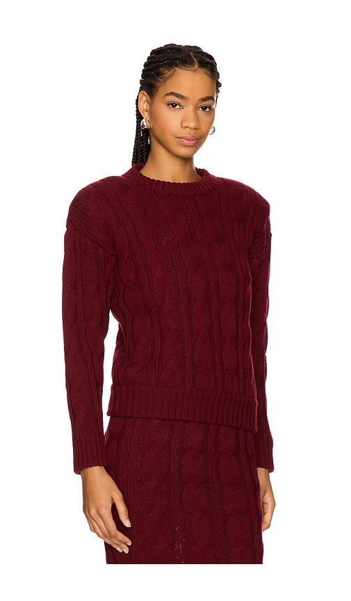 ROWEN ROSE ROUND NECK SWEATER