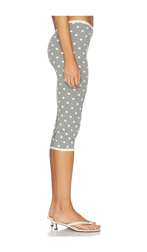  Rowen Rose Caprihose Mit Polka-dots In Grey. Größe 32. Also In 38. 