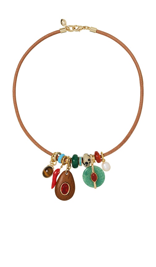 Roxanne Assoulin The Multi Charm Leather Collar Necklace | Thumbnail 3
