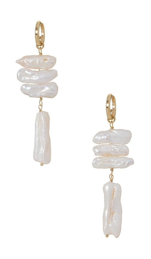 Roxanne Assoulin BOUCLES DOREILLES PEARL BRANCH en Ivory 153 €