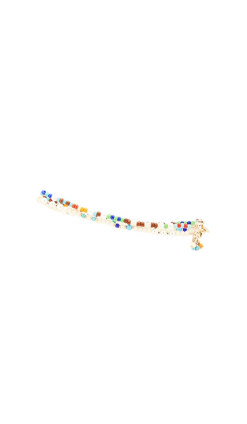 Shop Roxanne Assoulin A Walk On The Beach Duo Anklet In 멀티