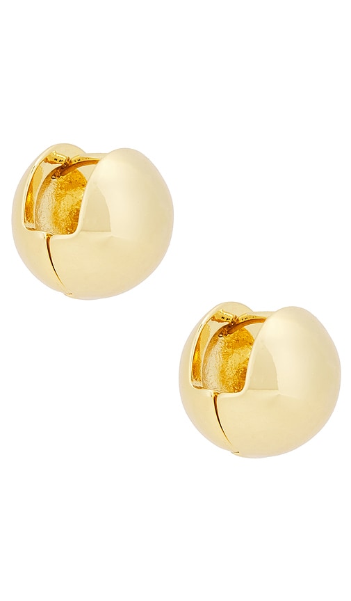 Shop Roxanne Assoulin Baby Ball Earrings In Metallic Gold