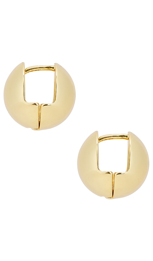 Shop Roxanne Assoulin Baby Ball Earrings In Metallic Gold