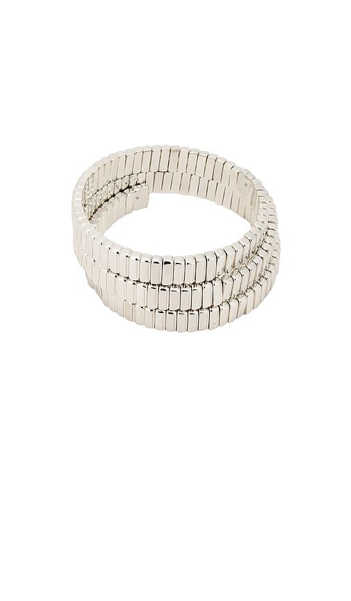 Flat Cobra Triple Wrap Bracelet in - Roxanne Assoulin - Modalova