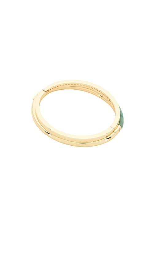  Roxanne Assoulin Anrnreif In Green, Metallic Gold. 