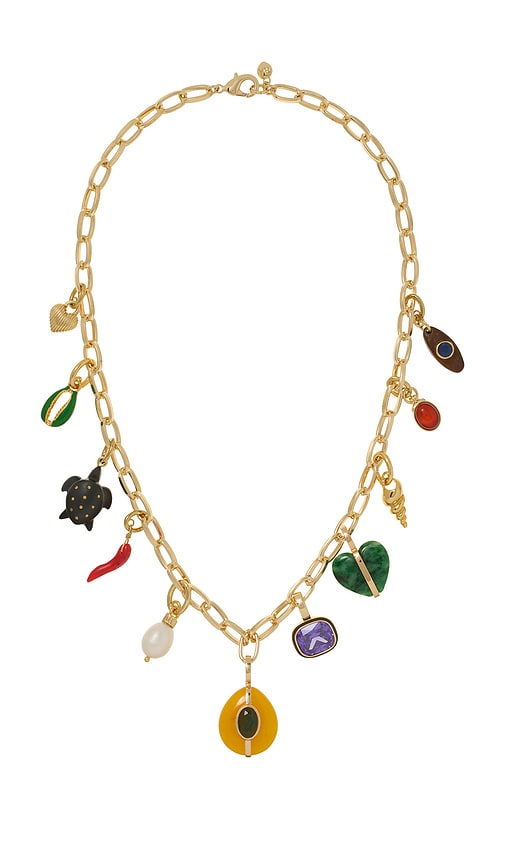 Roxanne Assoulin The Multi Charm Chain Necklace | Thumbnail 2 Roxanne Assoulin The Multi Charm Chain Necklace | Thumbnail 2