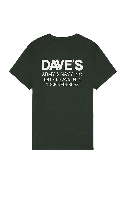 Shop Roy Roger's X Dave's New York T-shirt Army & Navy In 深绿色