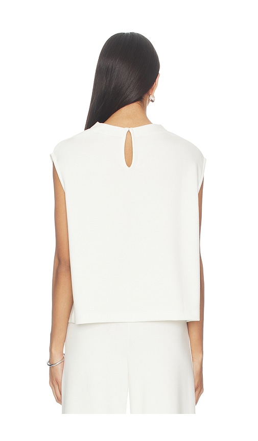  Ripley Rader Scuba-top Mit Wasserfallausschnitt In White. Größe S. Also In Xs, M, L. 