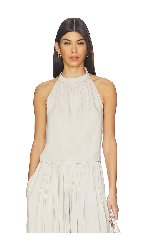 Ripley Rader Linen Tie Back Halter Top
