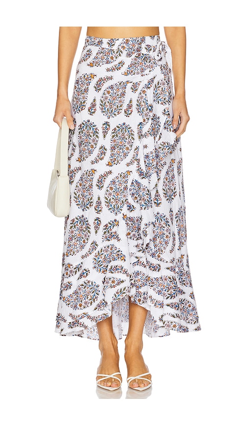 Golestan Ruffle Skirt in Ivory. - size XS/S (also in M/L, S/M)