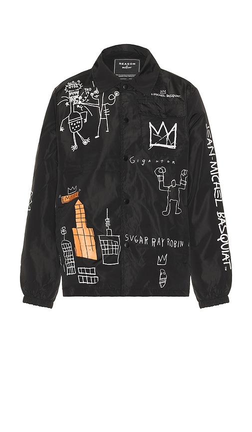 REASON Basquiat King Pleasure Coach Jacket