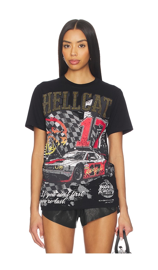 REASON Dodge Hellcat Rhinestone Tee