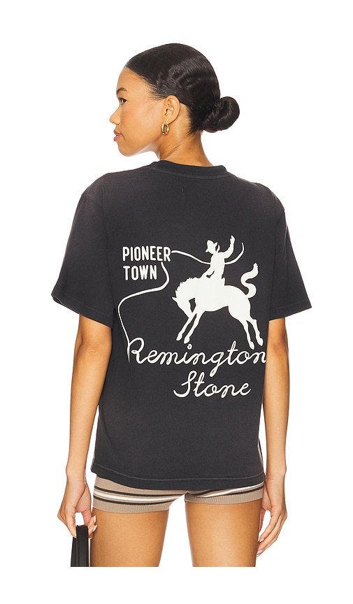 Pioneer Town Tee in Black. - size L (also in M, S, XL, XS) - Remington Stone - Modalova