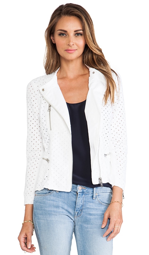 Punched Denim Jacket