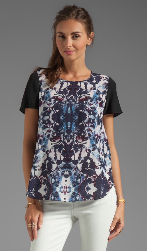 Silk Floral Tee