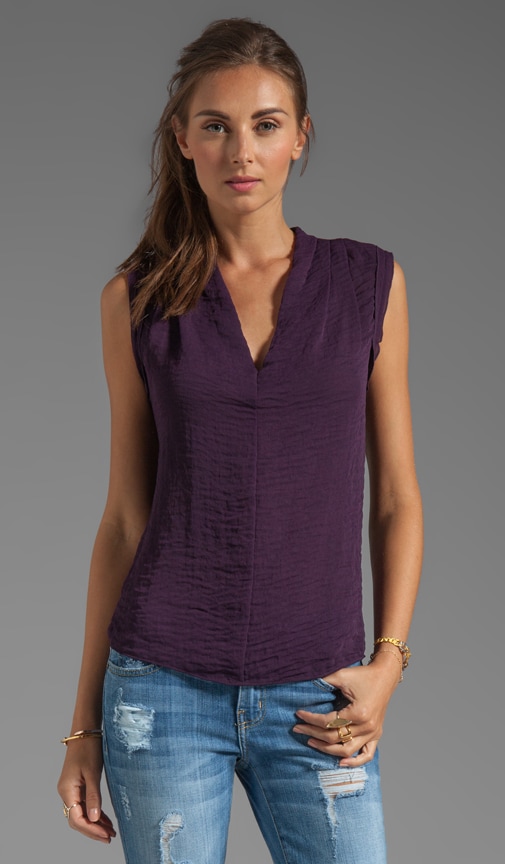 Sleeveless Hi-Low Tank