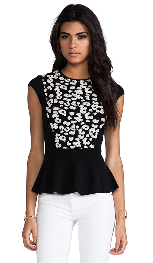Leopard Peplum