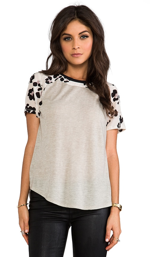 Short Sleeve Cool Cat Print Tee