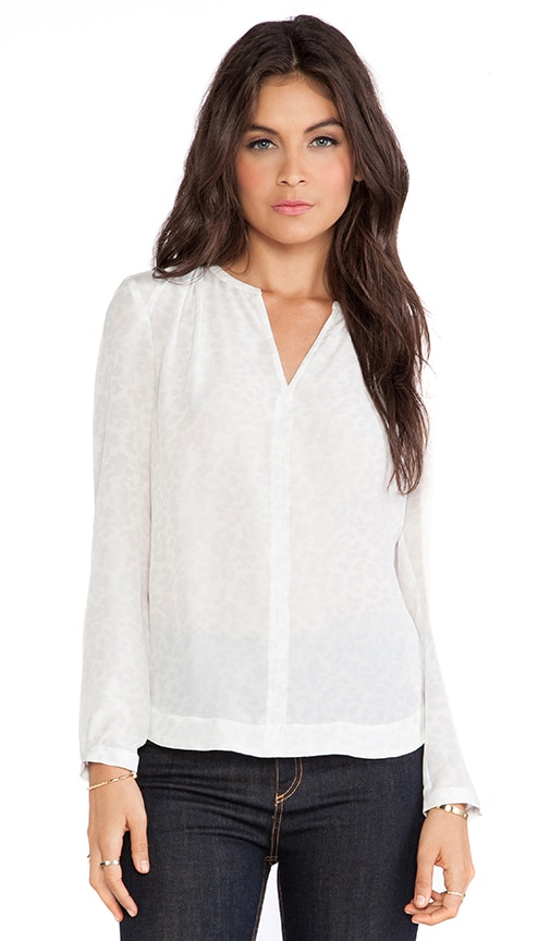 Lynx Print Blouse