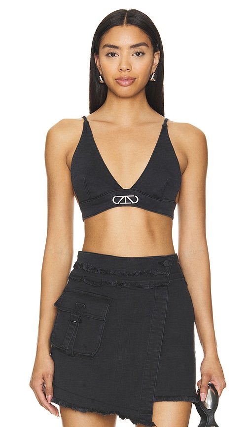 Shop Rta Sofia Top In Black